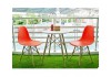 Image of Bộ bàn ghế tiếp khách văn phòng, bàn ghế quán cafe màu cam SBG1550